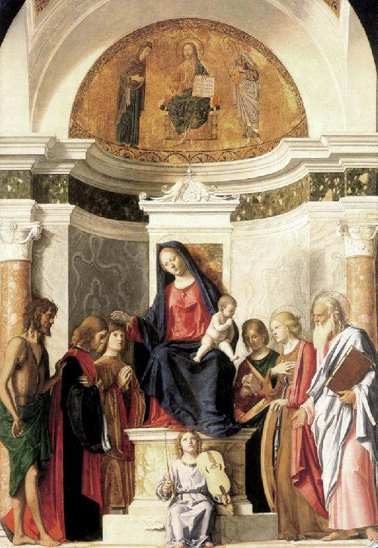  Madonna Enthroned with the Child dfg